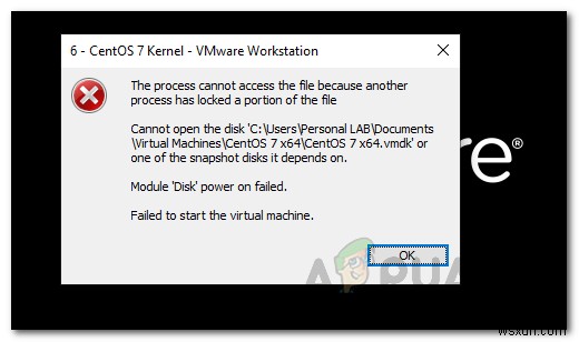 WindowsでVMwareの「モジュールディスクの電源投入に失敗しました」エラーを解決する方法