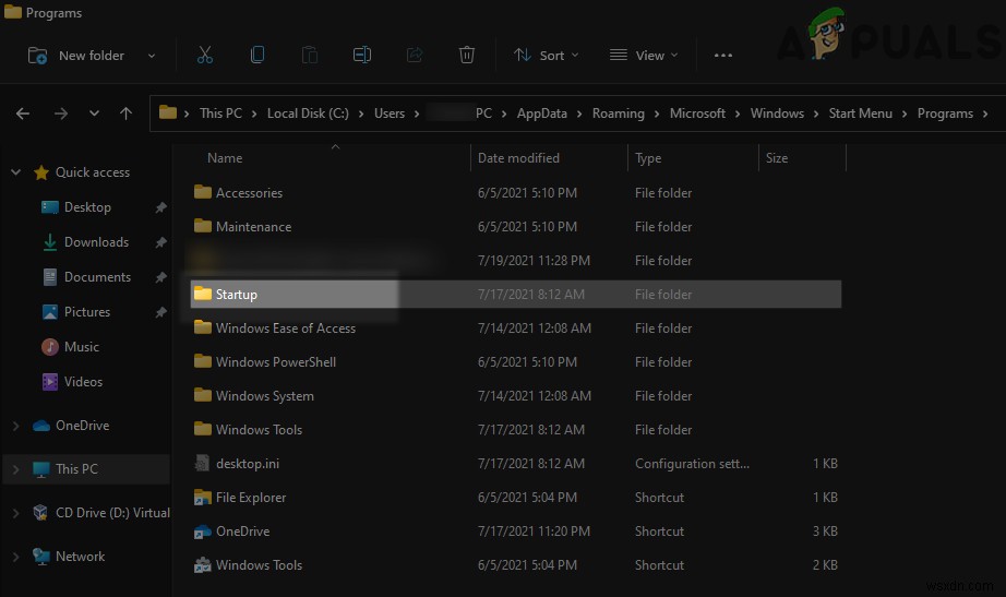 Windows 11/10でスタートアップフォルダを開く方法【特定ユーザー・全ユーザー共通】