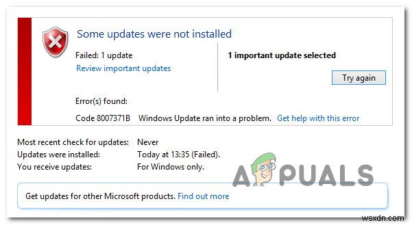 Windows Updateエラー8007371Bの対処法｜「一部の更新プログラムがインストールされていません」を解決する方法