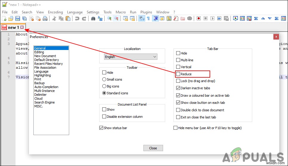 Notepad++でフォントサイズを変更・拡大縮小する方法