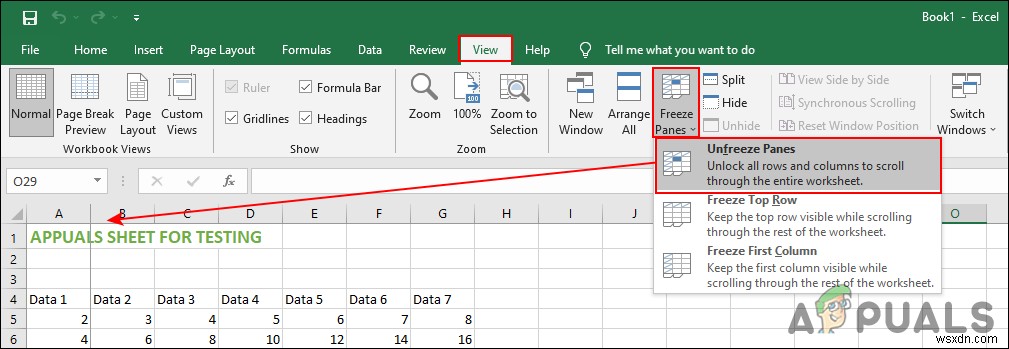 【Excel】行と列を固定する方法|ウィンドウ枠の固定と分割機能の使い方