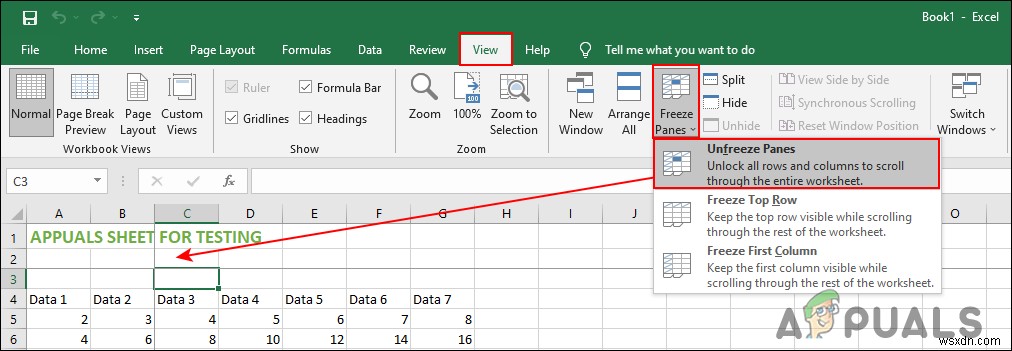 【Excel】行と列を固定する方法|ウィンドウ枠の固定と分割機能の使い方
