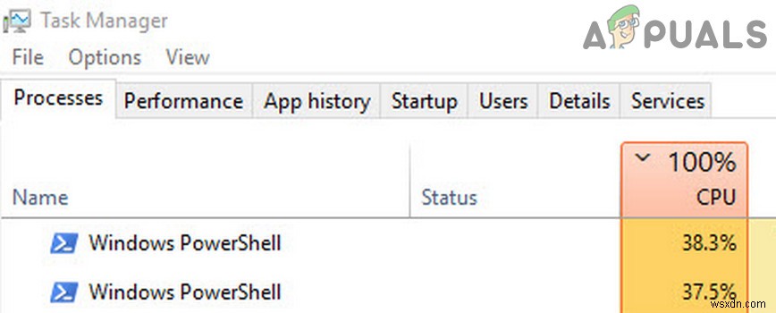 Windows 10でWindows PowerShellのCPU使用率が高くなる問題を解決する方法