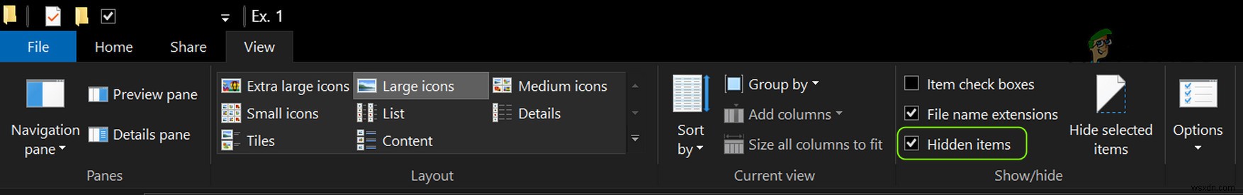 Windows 10で隠しファイル・隠しフォルダを表示する方法