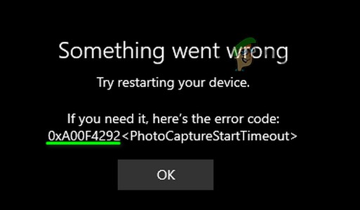 【解決済み】0xA00F4292「写真キャプチャ開始タイムアウト」エラーの直し方