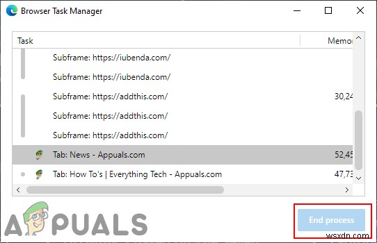 【Microsoft Edge】ブラウザタスクマネージャーの「プロセスの終了」を無効化する2つの方法