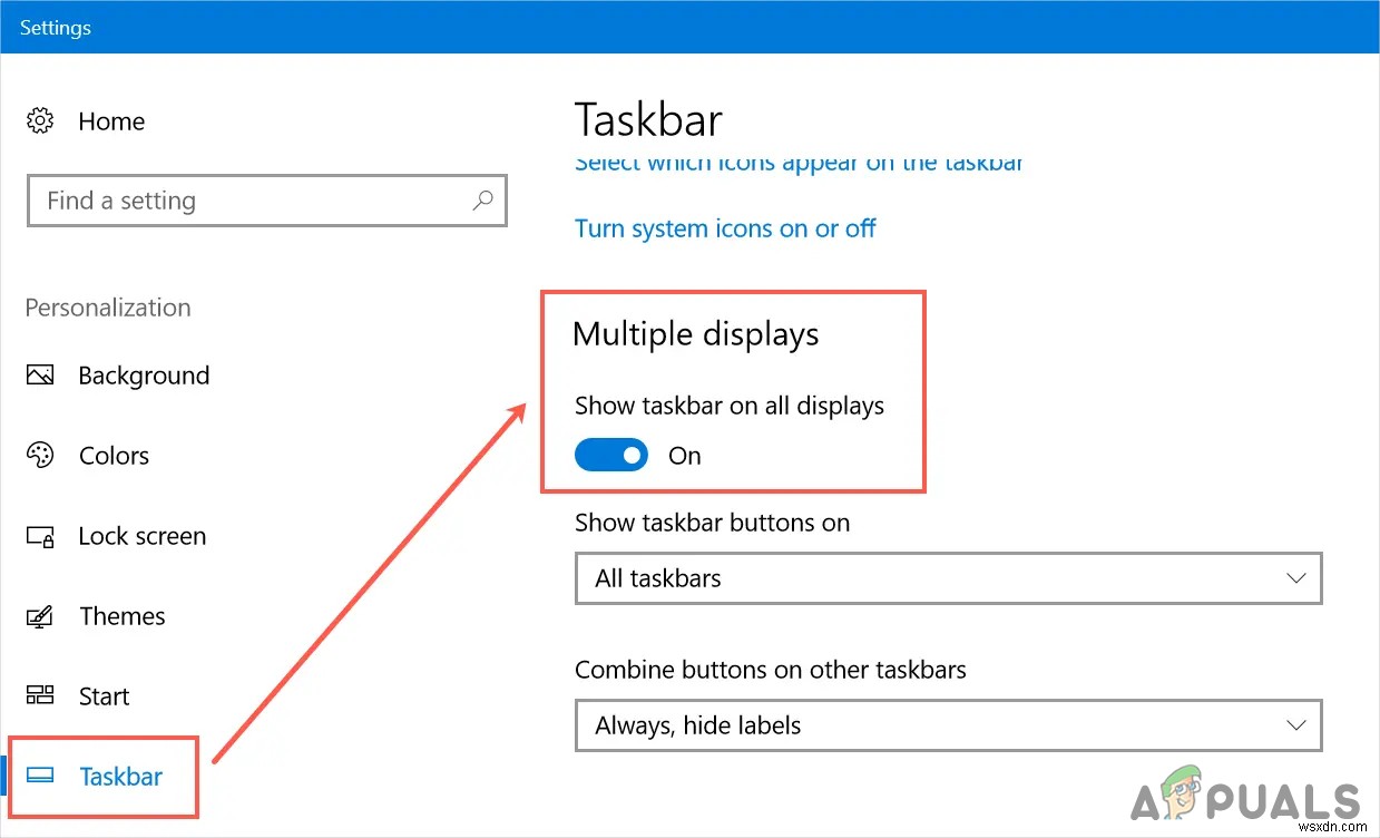 Windows 10で複数ディスプレイのタスクバーを非表示にする3つの方法
