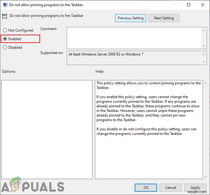 【Windows】ユーザーがプログラムをタスクバーにピン留めできないようにする2つの方法