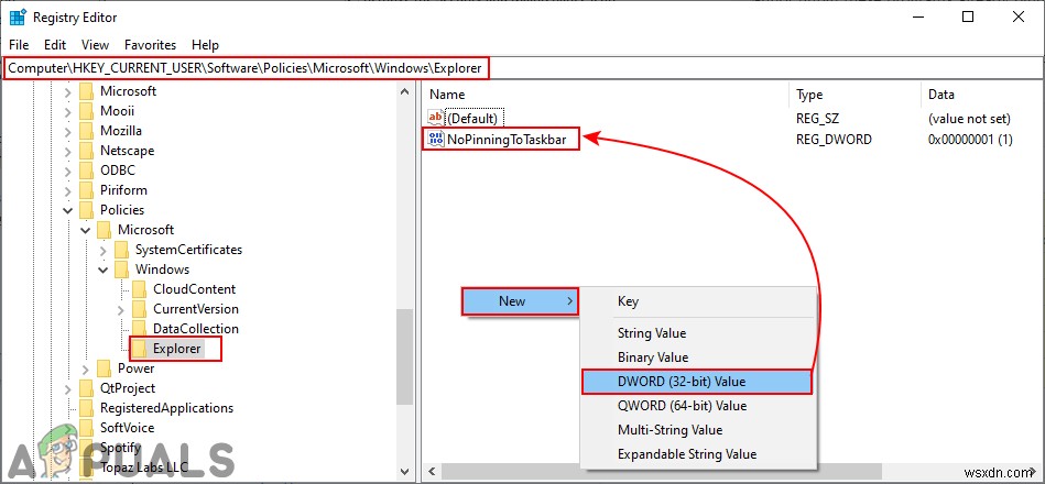 【Windows】ユーザーがプログラムをタスクバーにピン留めできないようにする2つの方法