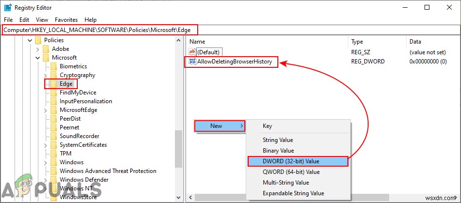 【Microsoft Edge】閲覧履歴・ダウンロード履歴の削除を無効化する2つの方法