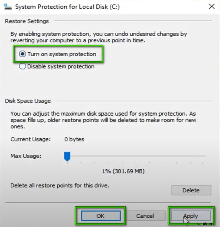 Windows 10でシステムの復元ポイントのエラー0x80042308を修正する方法