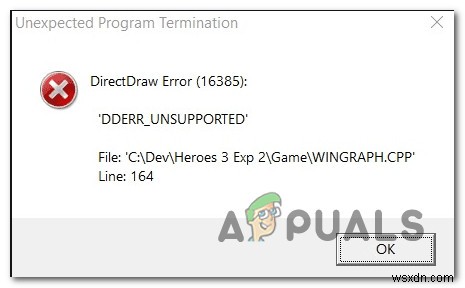 【解決】Windows 10でレガシーゲーム起動時にDirectDrawエラー(16385)が出る原因と対処法