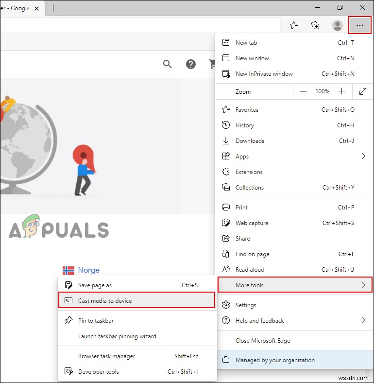 Microsoft Edgeのツールバーにキャストアイコンを追加する3つの方法
