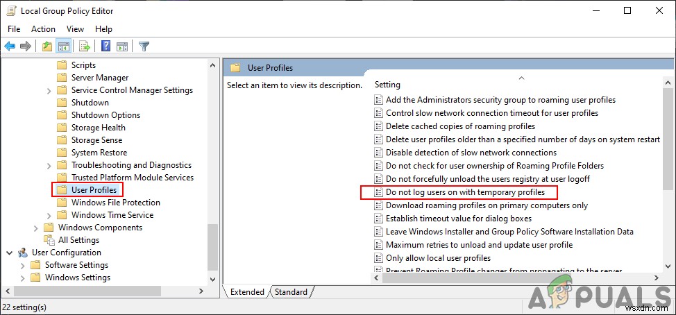 Windowsで一時プロファイルによるログオンを有効・無効にする2つの設定方法