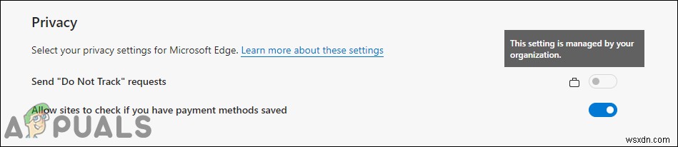 Microsoft Edgeの「トラッキング拒否（Do Not Track）」リクエストを設定する方法