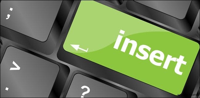キーボードにInsert（挿入）キーがない場合の代替方法3選