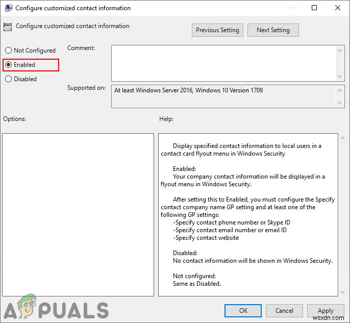 Windowsセキュリティのサポート連絡先情報をカスタマイズする2つの方法