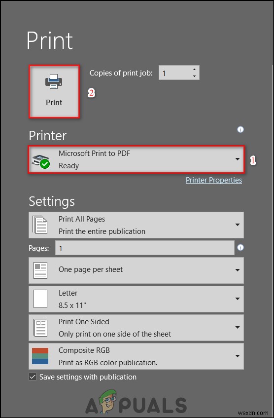 Microsoft PublisherでPDFとして保存できない問題を解決する方法
