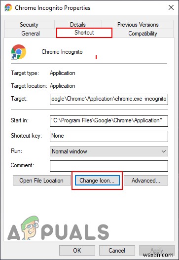 WindowsでGoogle Chromeシークレットモード専用のショートカットを作成する方法