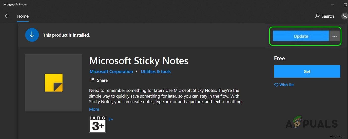 Windows 10で付箋(Sticky Notes)が「読み込み中」のまま固まる問題の対処法