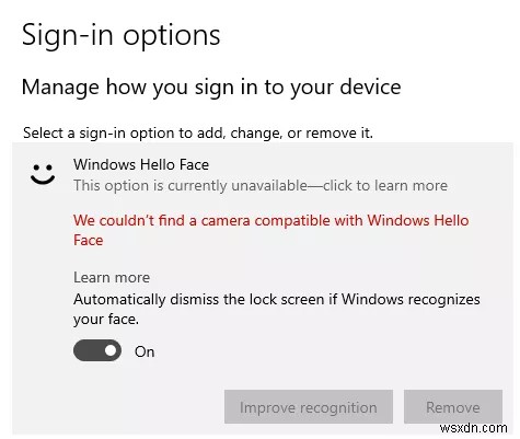 【解決済み】「Windows Hello互換カメラが見つかりません」エラーの対処法