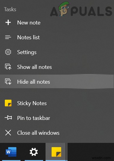 【解決】Sticky Notes(付箋)のアイコンがタスクバーで結合されないときの対処法