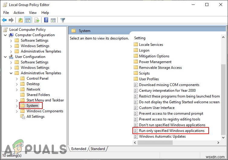 【Windows】ユーザーが指定されたアプリケーションのみを実行できるように制限する方法
