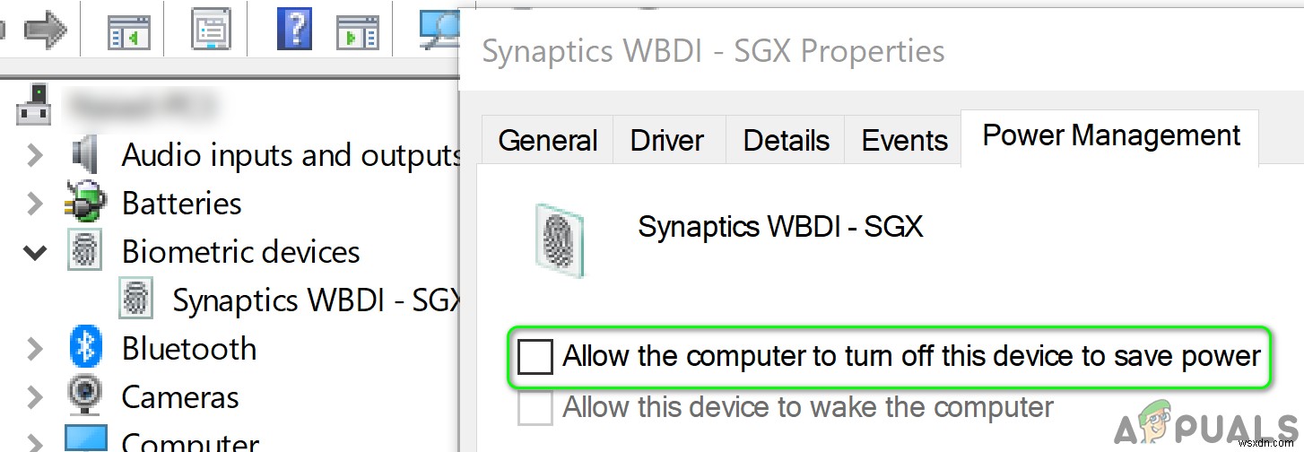 【修正版】Synaptics WBDI(SGX対応)指紋リーダーの「デバイスを起動できません(コード10)」エラーの対処法