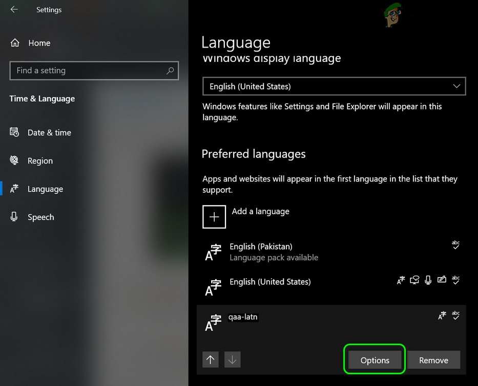 【Windows】言語バーに表示される不明なロケール「QAA-LATN」を削除する4つの方法