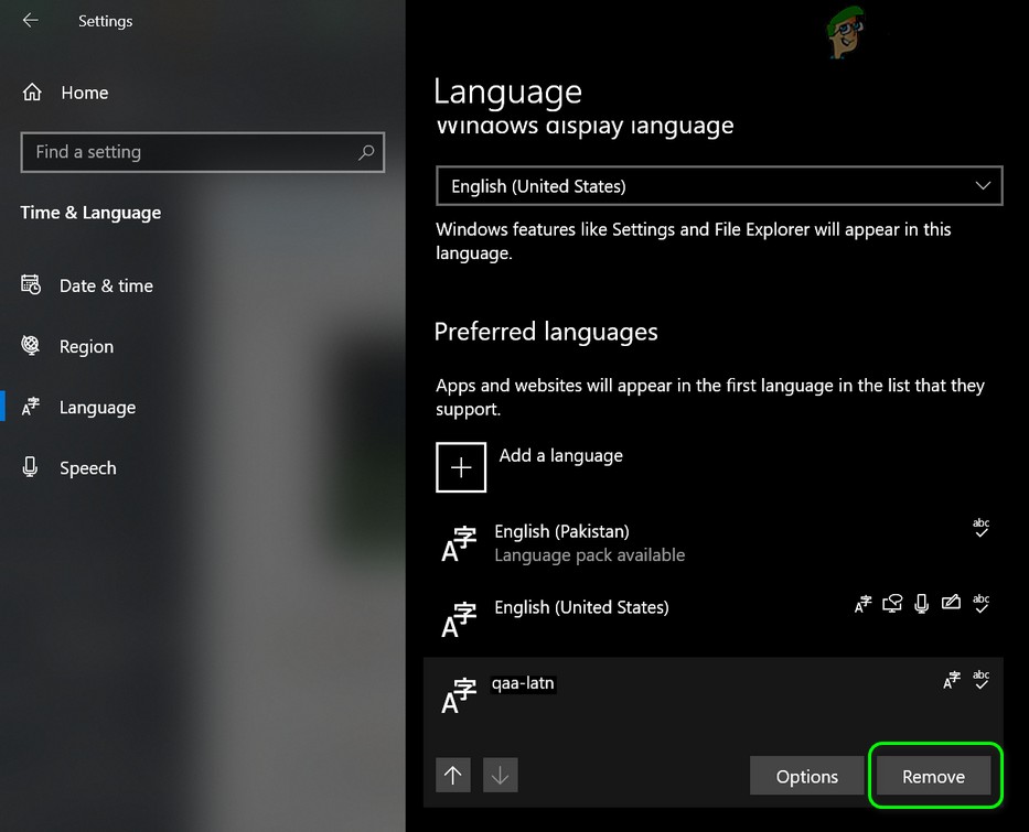 【Windows】言語バーに表示される不明なロケール「QAA-LATN」を削除する4つの方法