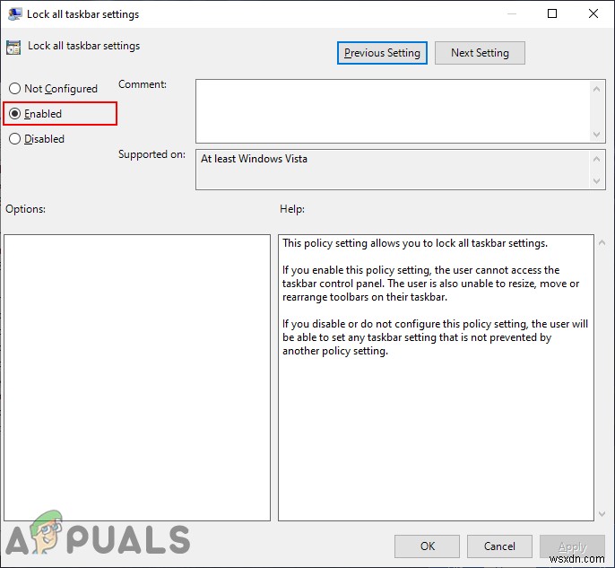 Windows 10でタスクバーの設定変更を無効にする2つの方法