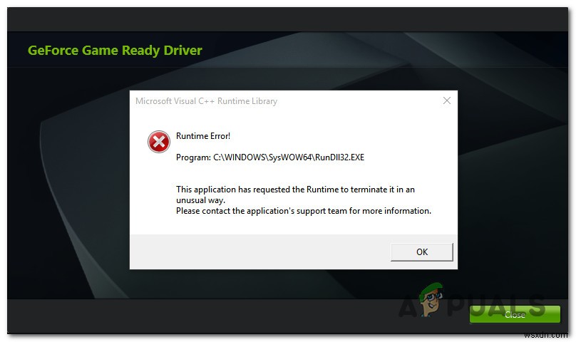 GeForce Experienceで発生する「C++ランタイムエラー」の原因と5つの解決策