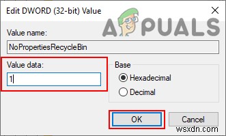 Windowsでごみ箱のコンテキストメニューから「プロパティ」を削除・無効化する方法