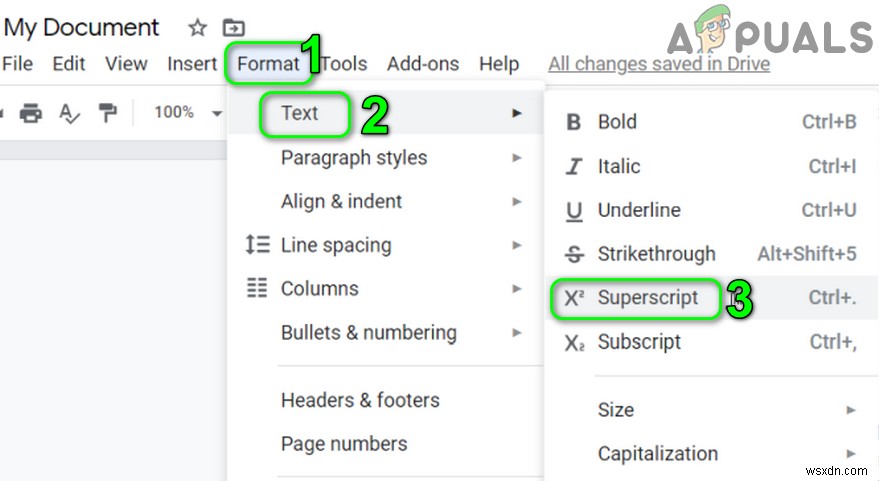 Googleドキュメントで上付き文字ができない・ショートカットが効かないときの直し方