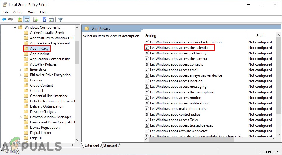 Windows 10でアプリがカレンダーにアクセスできないようにする方法