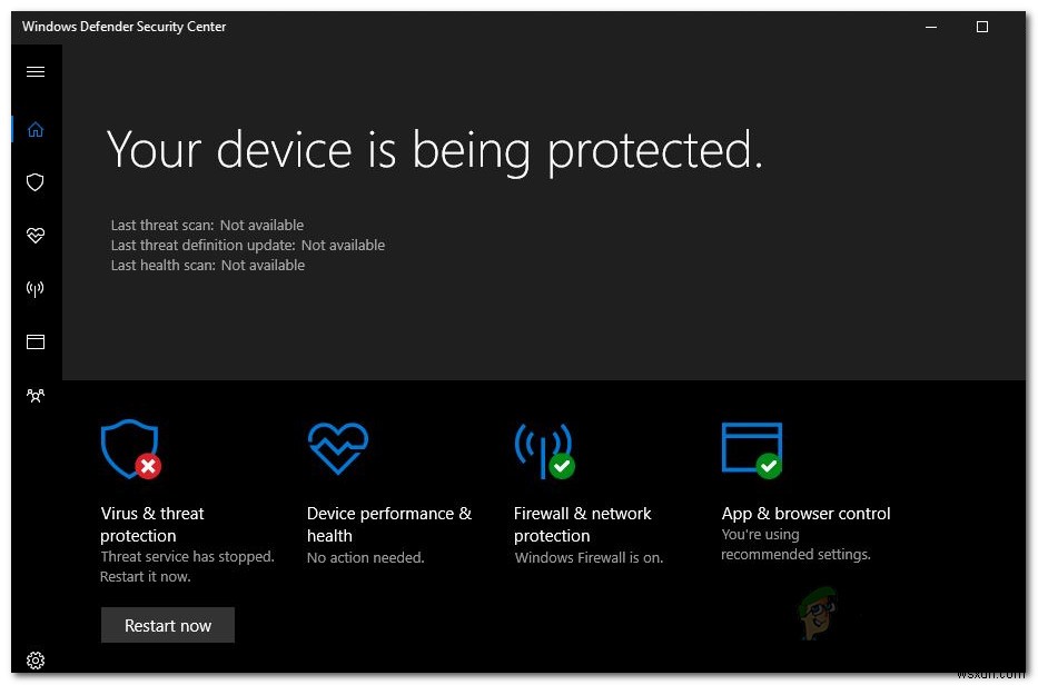 【解決法】Windows Defenderの「脅威サービスが停止しました」エラーを修正する方法
