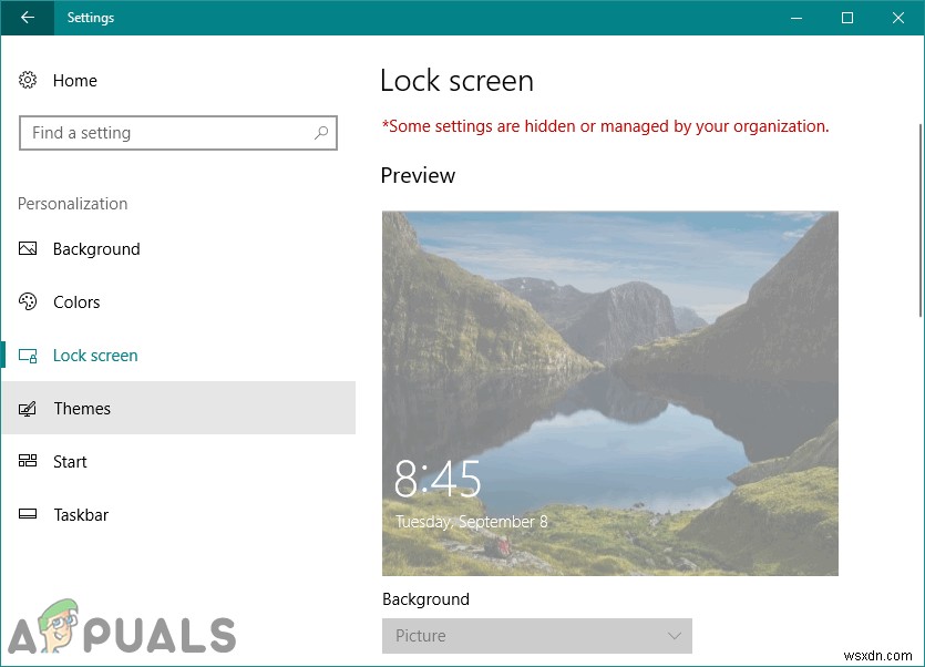 Windows 10でロック画面とログオン画像の変更を禁止する方法