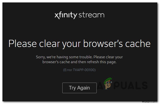 XfinityでエラーTVAPP-00100が発生したときの対処法・解決策まとめ