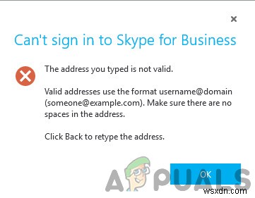 【解決法】「入力されたアドレスが有効ではありません」Skypeエラーの対処方法