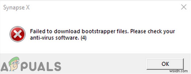 修正：Synapse Xで「Bootstrapperファイルのダウンロードに失敗しました」エラーが出る場合の対処法