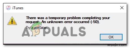 WindowsでiTunesエラーコード-50を解決する方法｜原因別の対処手順を徹底解説