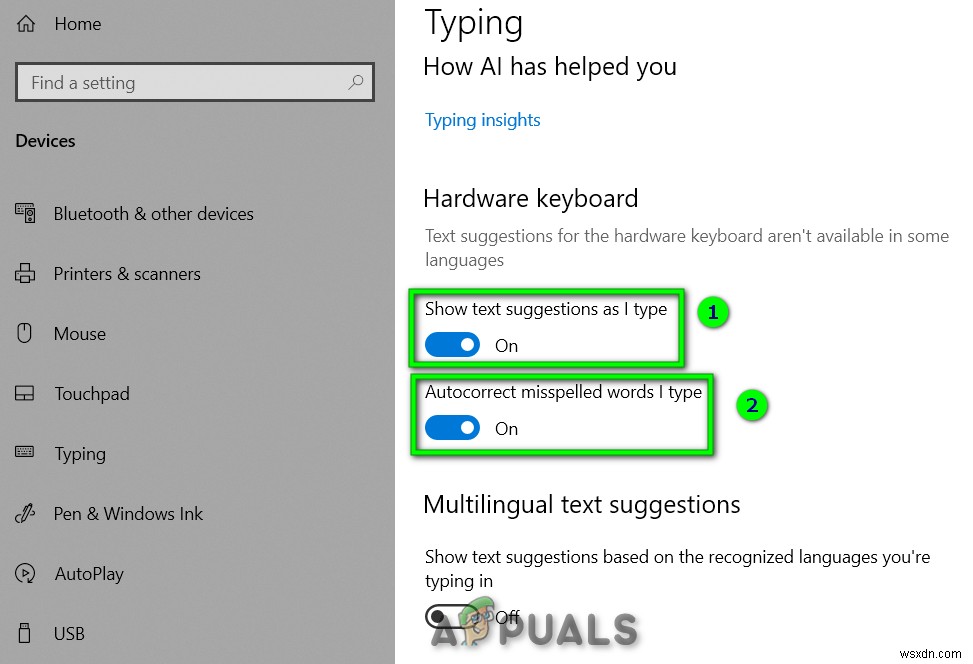 Windows 10でキーボードのテキスト予測(予測変換)を有効・無効にする方法