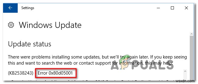 Windows Update／Microsoft Storeエラー0x80D05001の解決方法【原因と対処法まとめ】