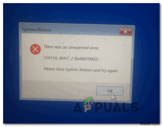 【修正方法】システムの復元で発生する「STATUS_WAIT_2」エラーの解決ガイド