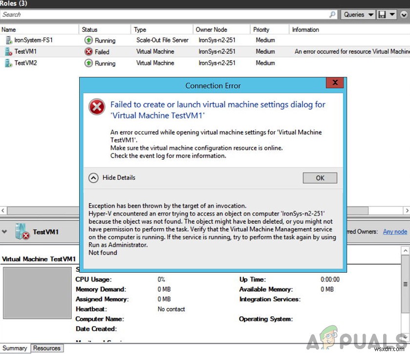Hyper-V 2019で仮想マシンが起動しない「ログオン失敗」エラー(0x80070569)の対処法