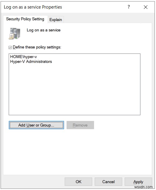 Hyper-V 2019で仮想マシンが起動しない「ログオン失敗」エラー(0x80070569)の対処法