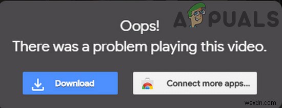 Googleドライブで動画が再生できない「この動画の再生中に問題が発生しました」エラーの解決方法