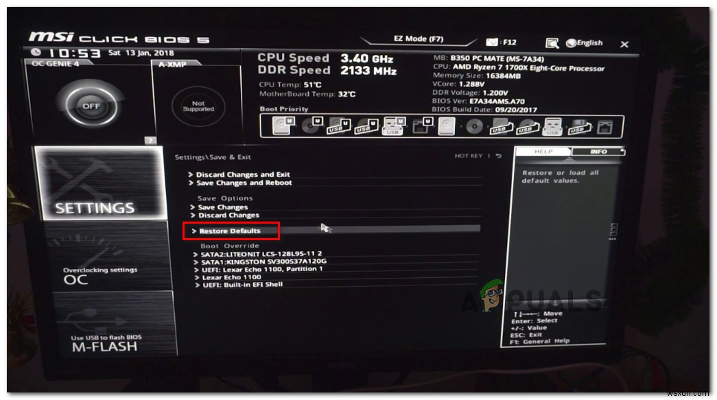 【解決】PC起動時の「Overclocking Failed(オーバークロック失敗)」エラーの直し方
