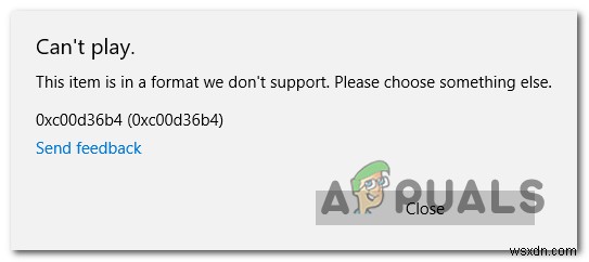 Grooveミュージックプレーヤーのエラー0xc00d36b4「CantPlay」を解決する5つの方法