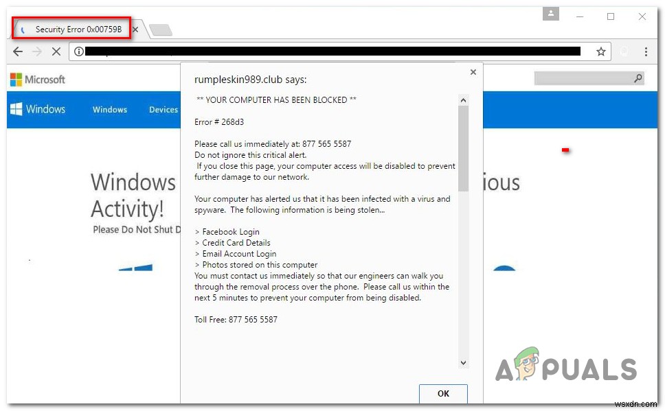 偽セキュリティエラー 0x00759b ポップアップの原因と削除方法を徹底解説